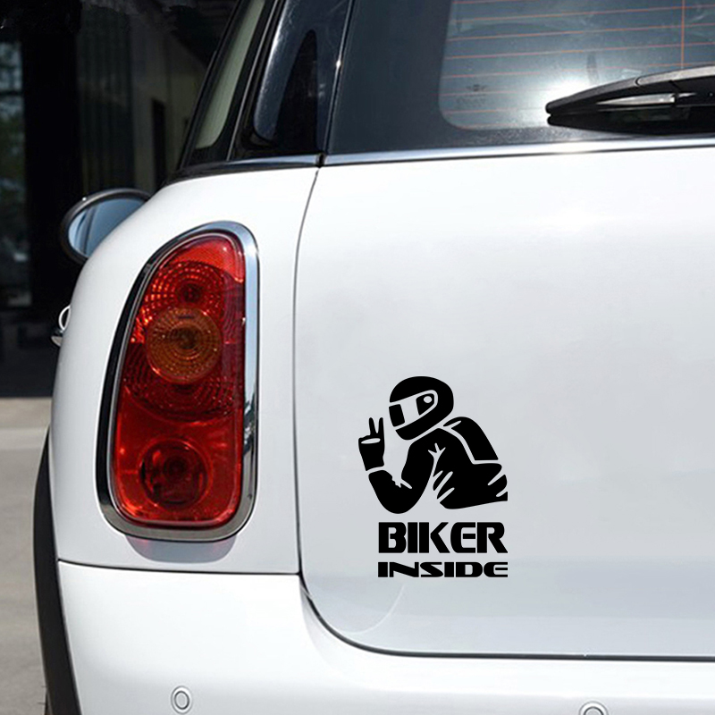 Biker Girl Inside Vinyl Sticke - огляд і ціна Cycling Quote