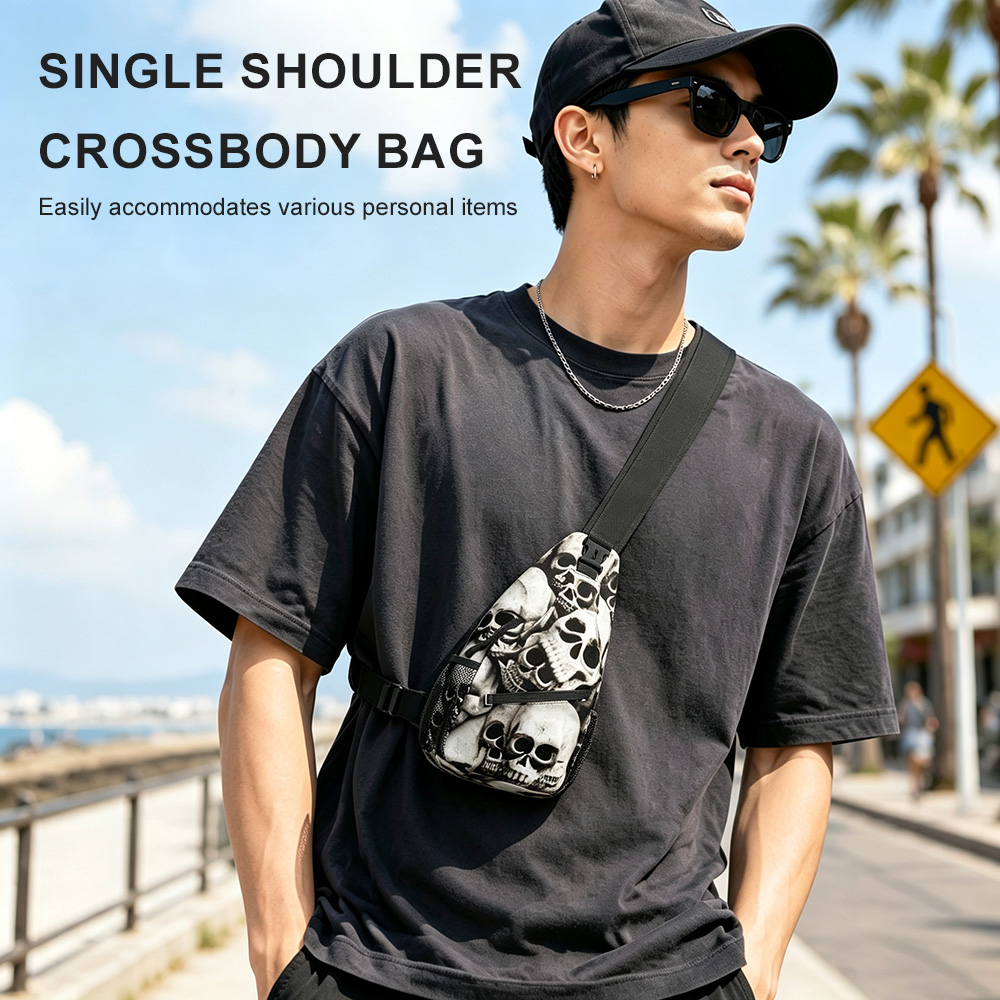 Men Crossbody Sling Chest Bag  - огляд і ціна Cycling Commute Essentials
