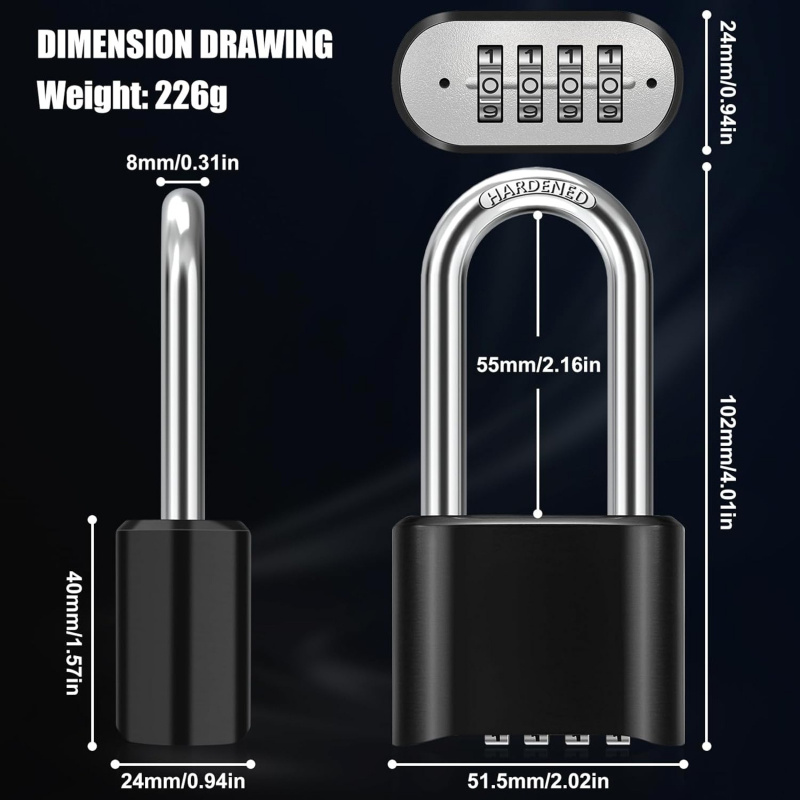 Heavy Duty Weatherproof Combin - огляд і ціна U Lock Heavy Duty