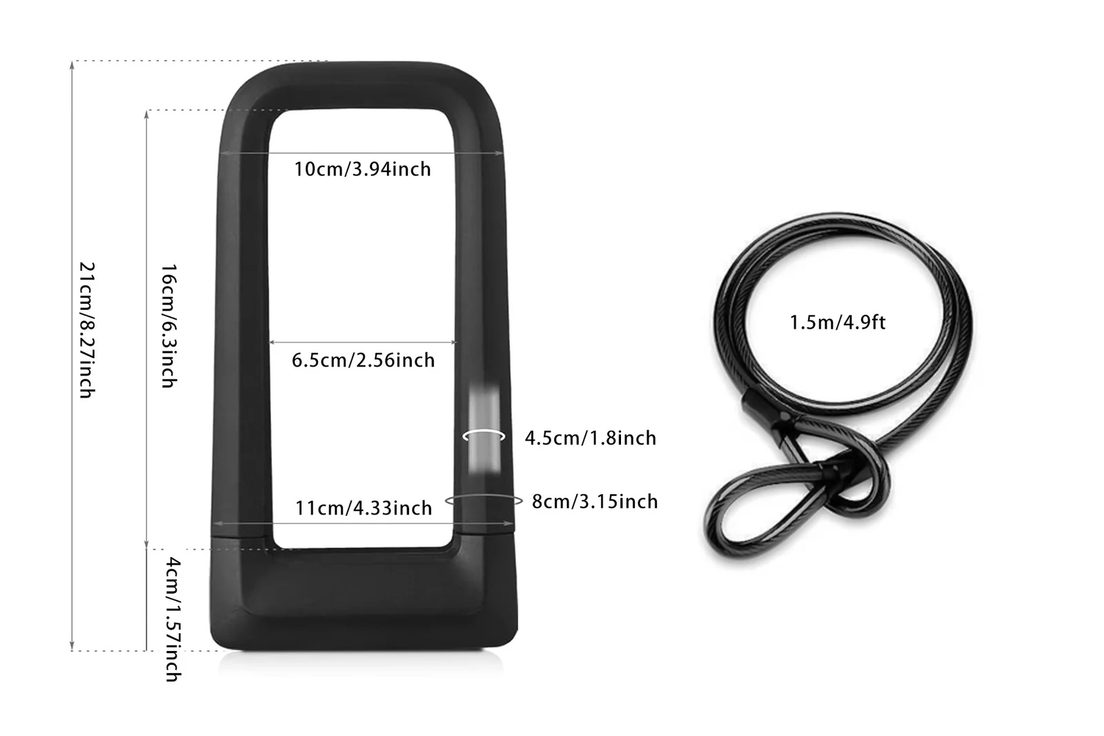 Cyrusher Heavy Duty U Lock Saf - огляд і ціна U Lock Heavy Duty