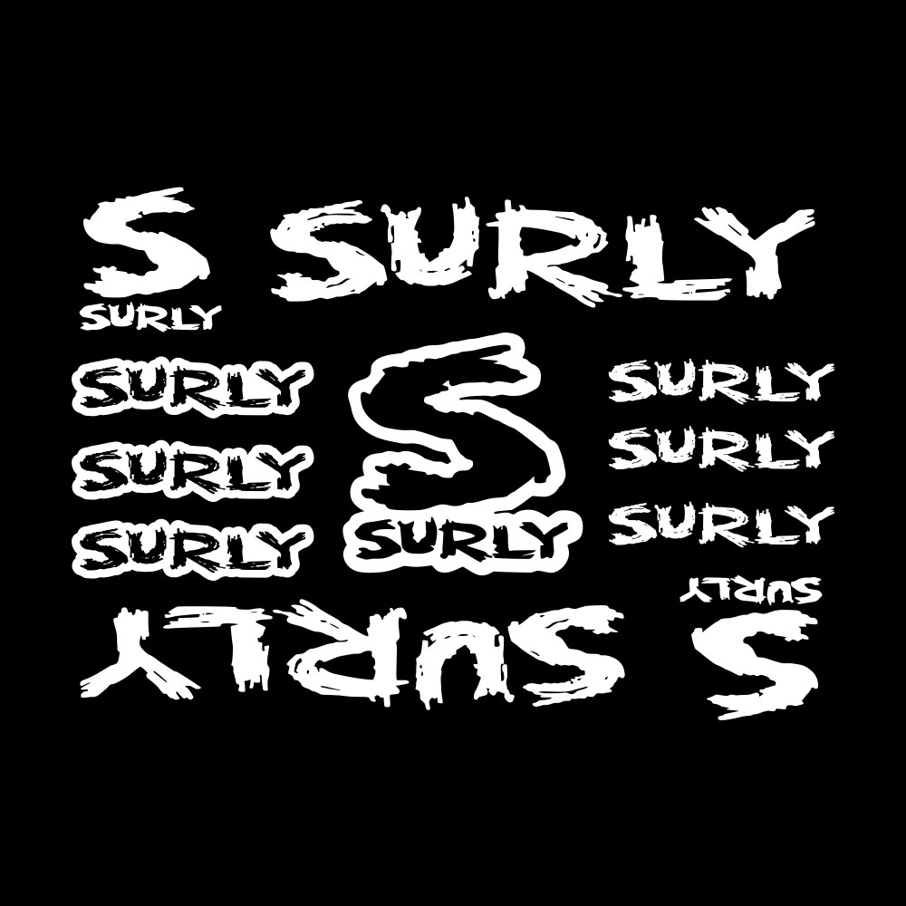 11Pcs Surly Bicycle Frame Stic - огляд і ціна Cycling Quote