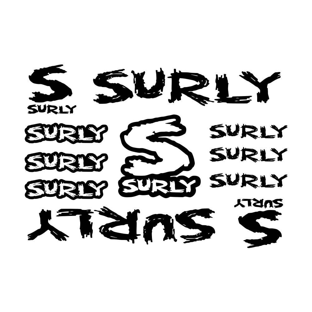 11Pcs Surly Bicycle Frame Stic - огляд і ціна Cycling Quote