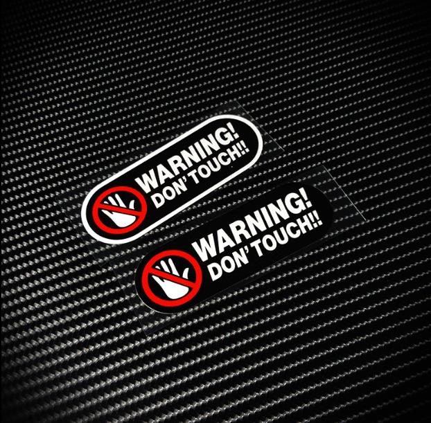 Warning Don't Touch  Sticker R - огляд і ціна Cycling Quote