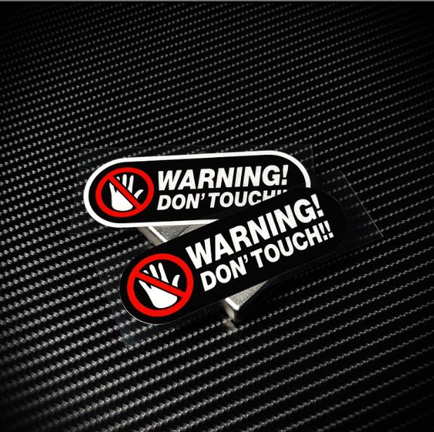 Warning Don't Touch  Sticker R - огляд і ціна Cycling Quote