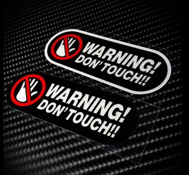 Warning Don't Touch  Sticker R - огляд і ціна Cycling Quote
