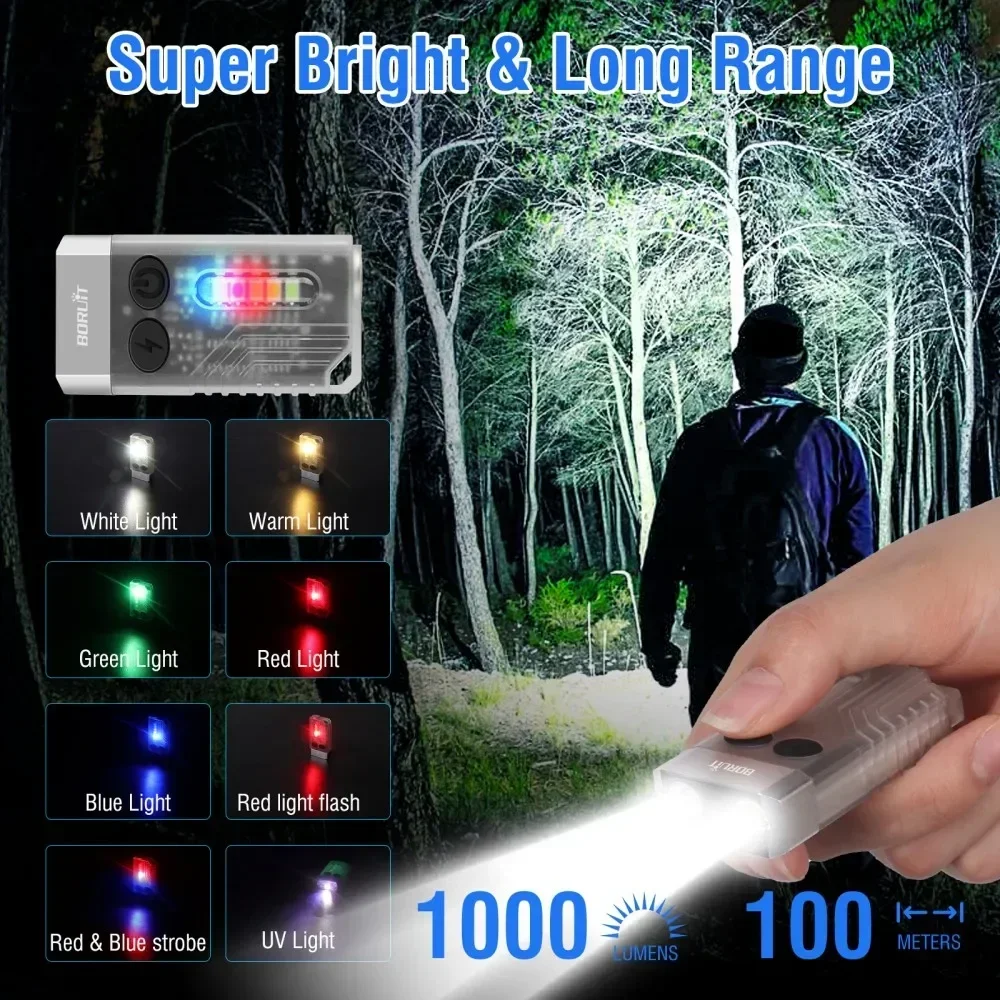 BORUiT V10 Keychain UV LED EDC - огляд і ціна Cycling To Work