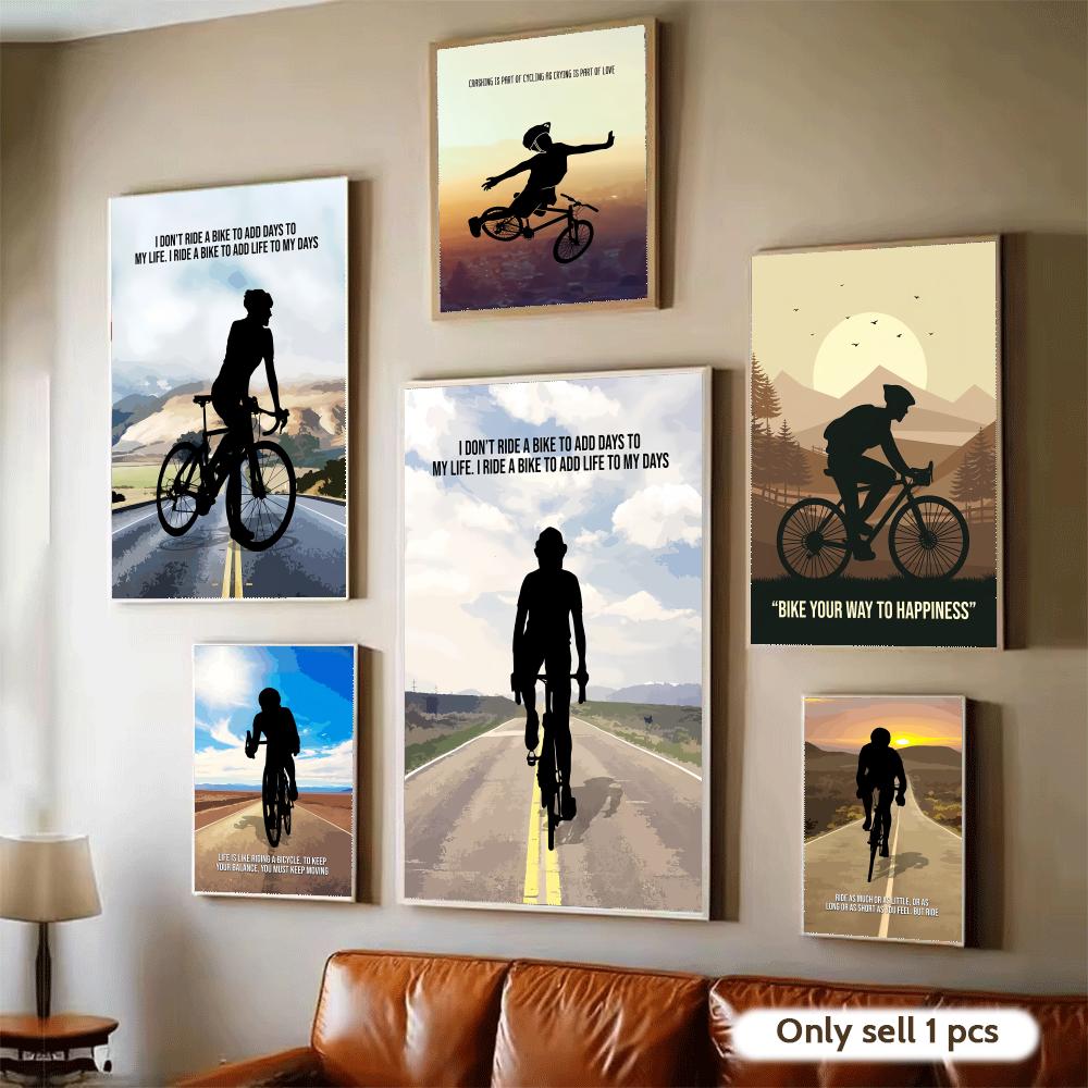 Cycling Motivation Quote Art P - огляд і ціна Cycling Quote
