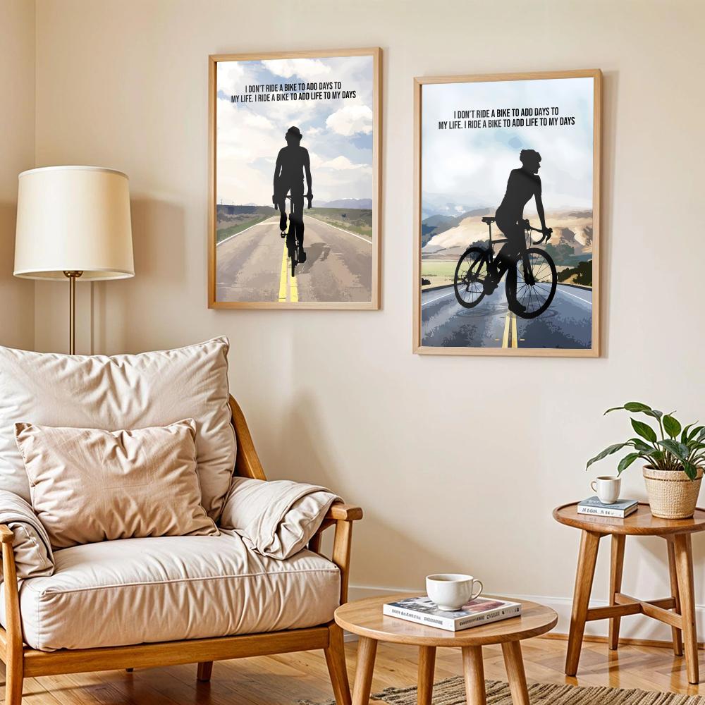 Cycling Motivation Quote Art P - огляд і ціна Cycling Quote