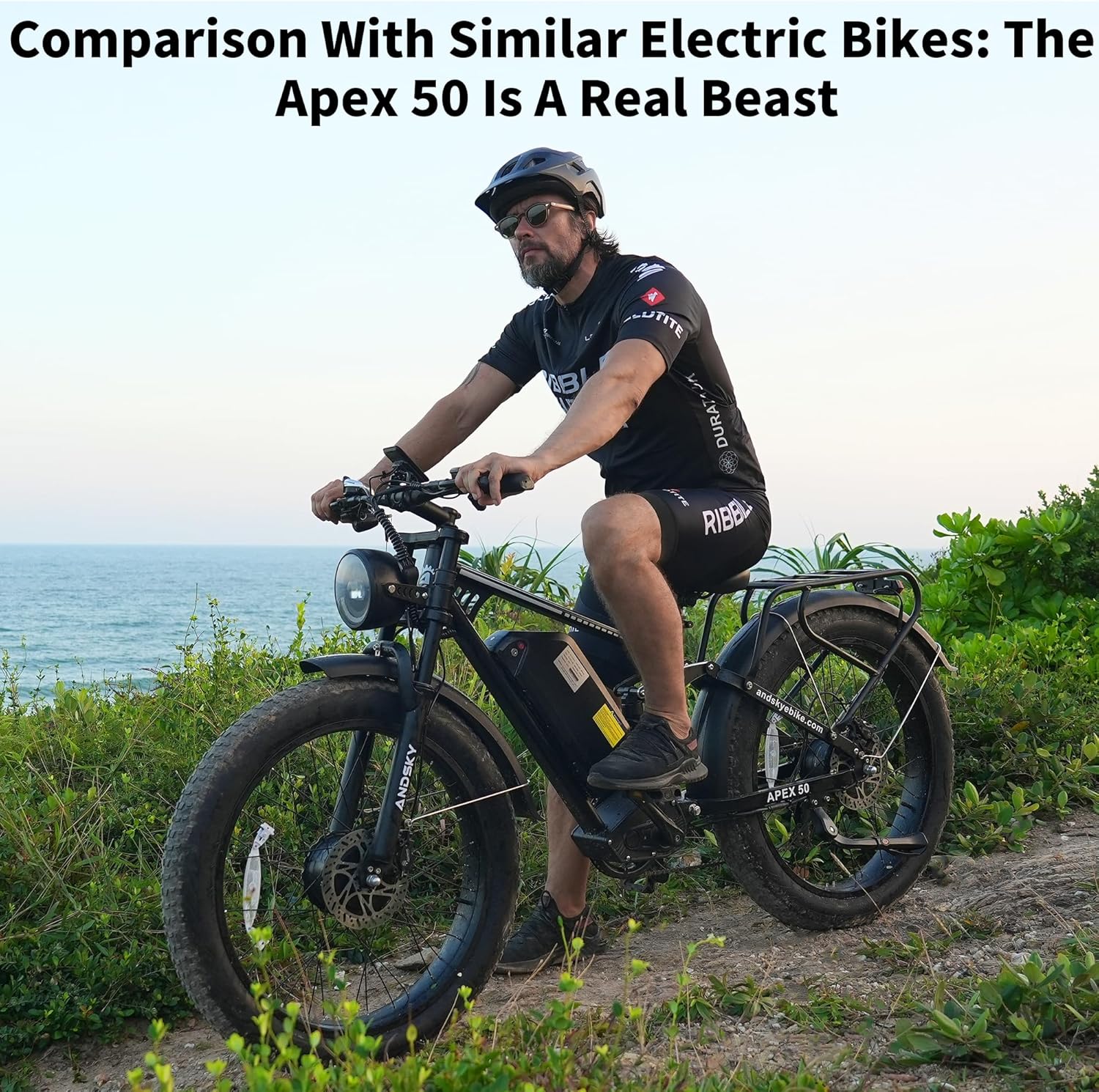 ANDSKY Apex50 AWD Electric Bik - огляд і ціна Bike Pump Frame Mount