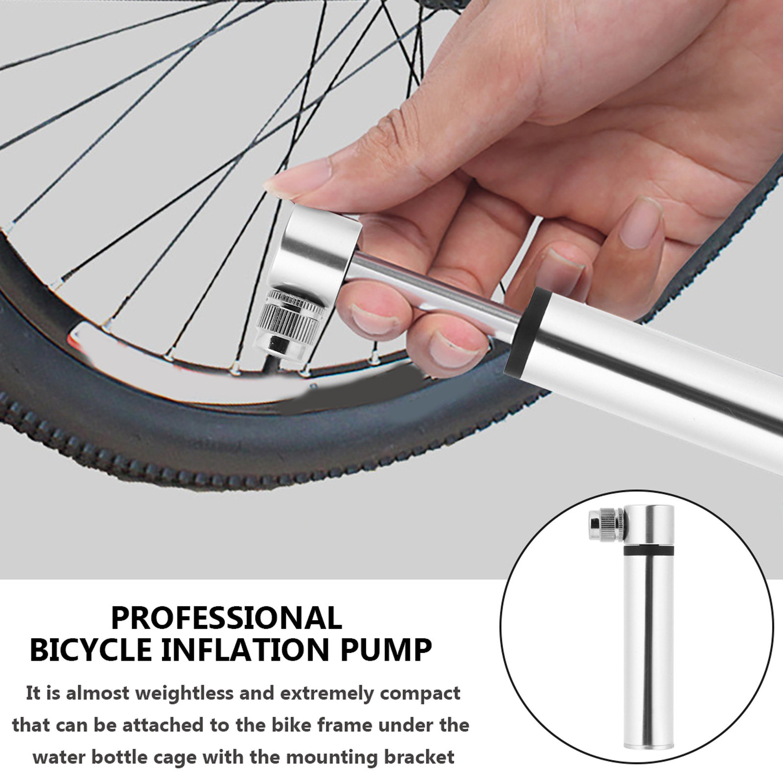 Bike Pump Puncture Repair Kits - огляд і ціна Bike Pump Frame Mount
